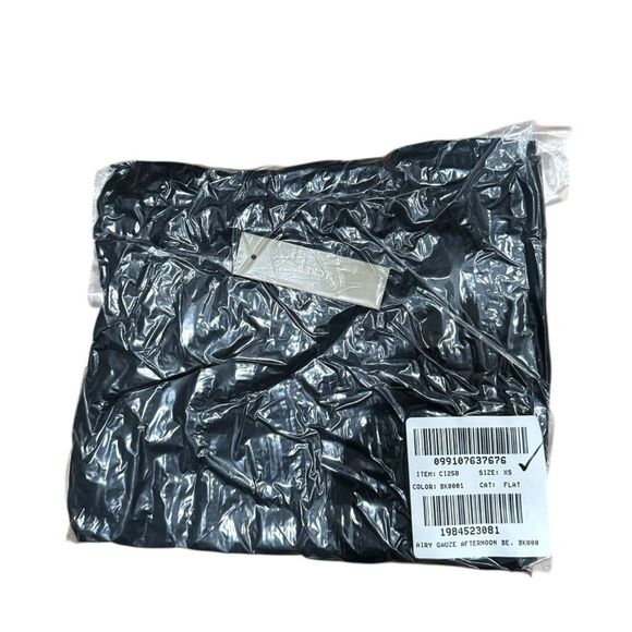 NWT J CREW Airy gauze beach pant in black - Picture 7 of 7